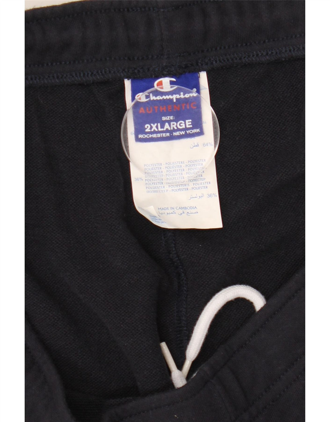 Męskie spodnie dresowe Champion, 2XL, granatowe, bawełniane