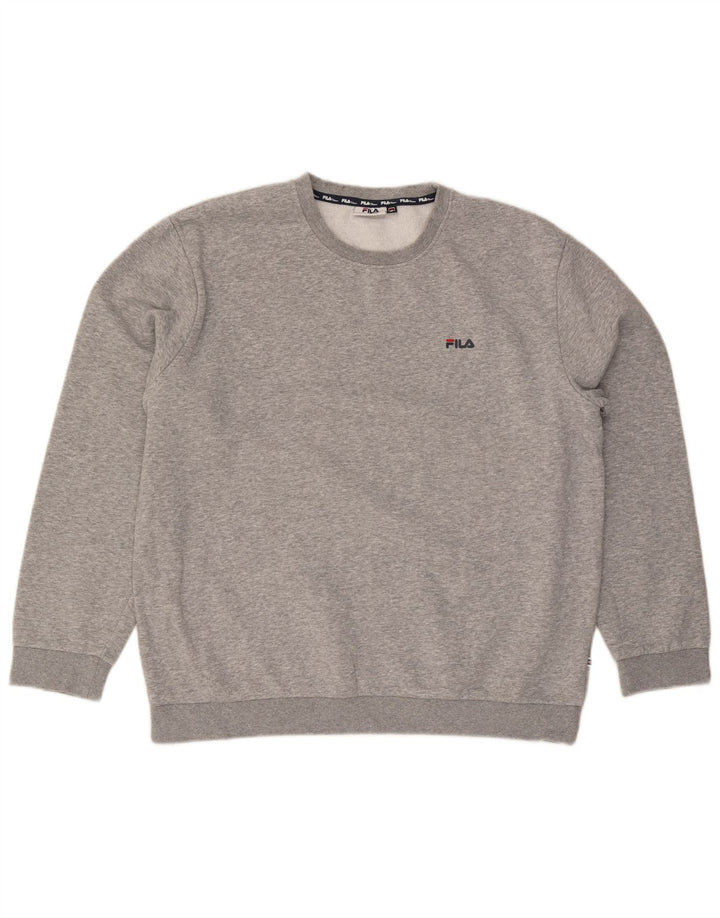 Bluza męska Fila 2XL Szara bawełna w plamki