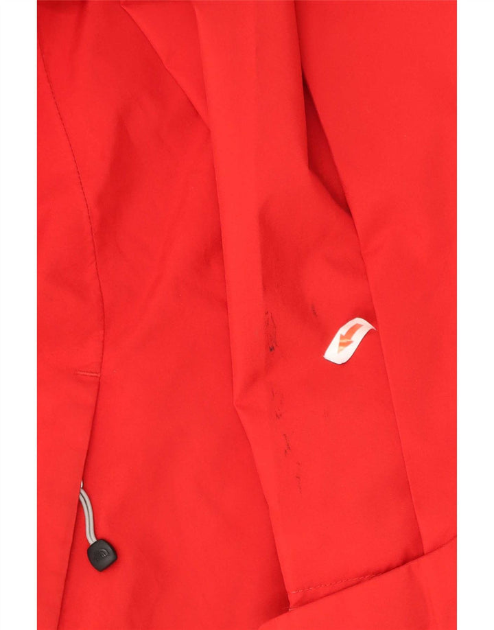 Damska kurtka przeciwdeszczowa z kapturem, oversize, The North Face, UK 10, mała, czerwona