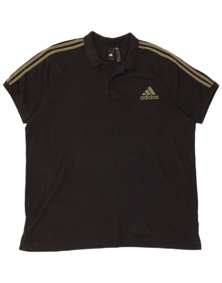 Męska koszulka polo Adidas 3XL w kolorze czarnym