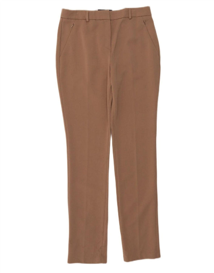 Spodnie damskie Marks & Spencer Slim Chino UK 12 Medium W32 L33 Brązowe