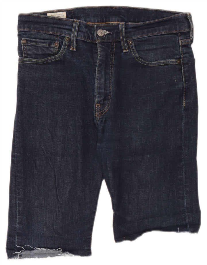 Męskie spodenki jeansowe Levi's 510 W32 Średni granatowy, bawełniany