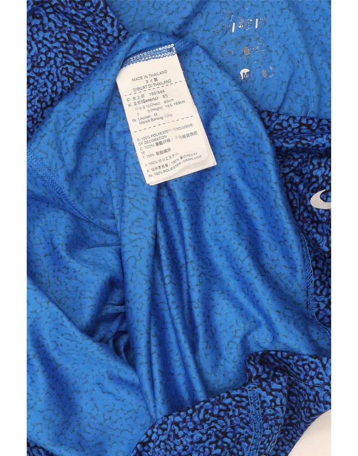T-shirt damski Nike Top UK 12 Średni niebieski geometryczny poliester