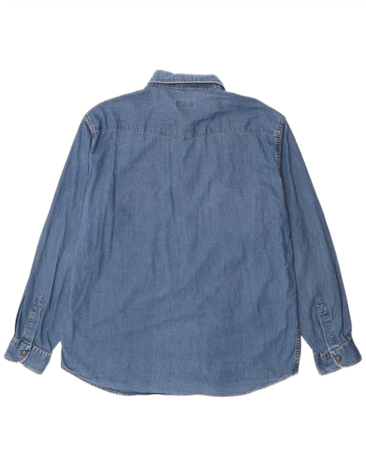 Męska koszula dżinsowa CARRERA XL, niebieska, bawełniana