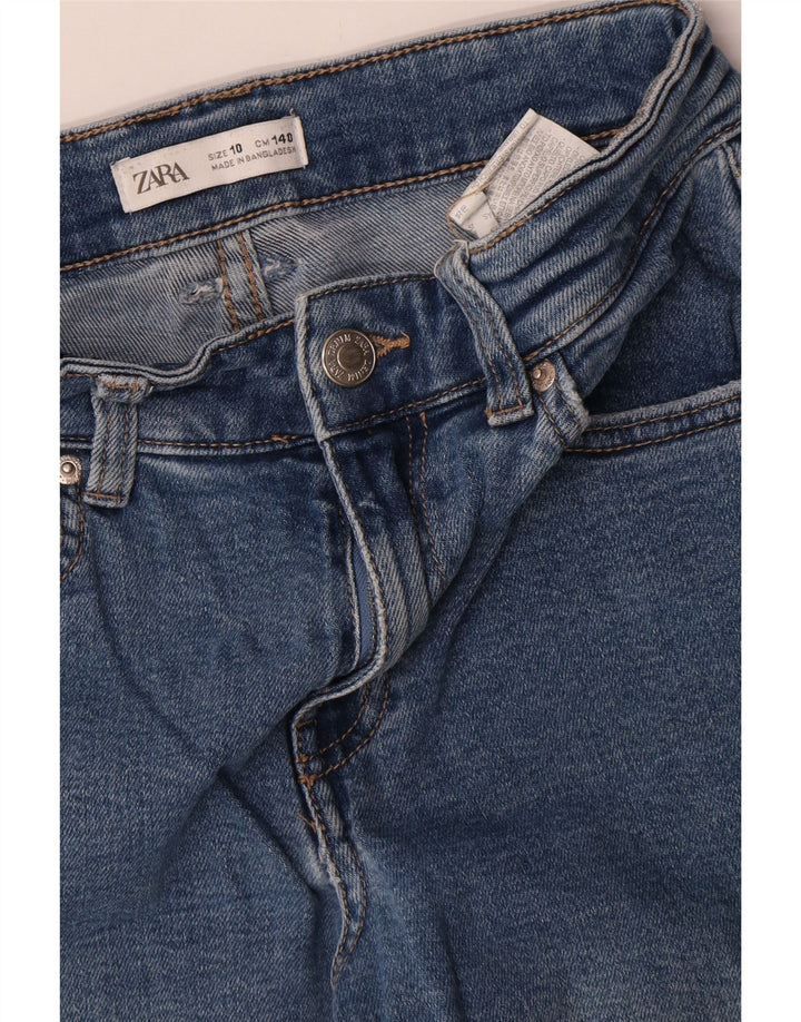 Dżinsy dziewczęce Cargo Bootcut Zara 9-10 lat W26 L25 Niebieskie