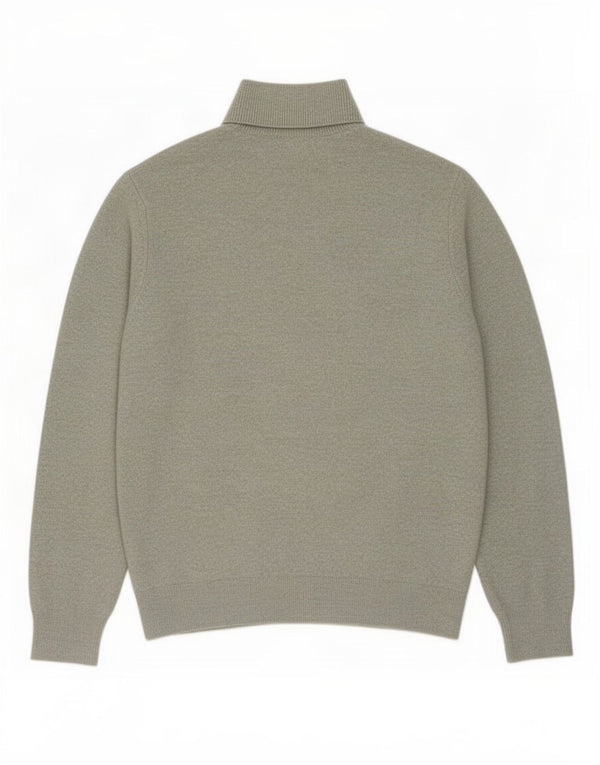 Sweter damski Marks & Spencer z wywijanym dekoltem, UK 14, średni zielony