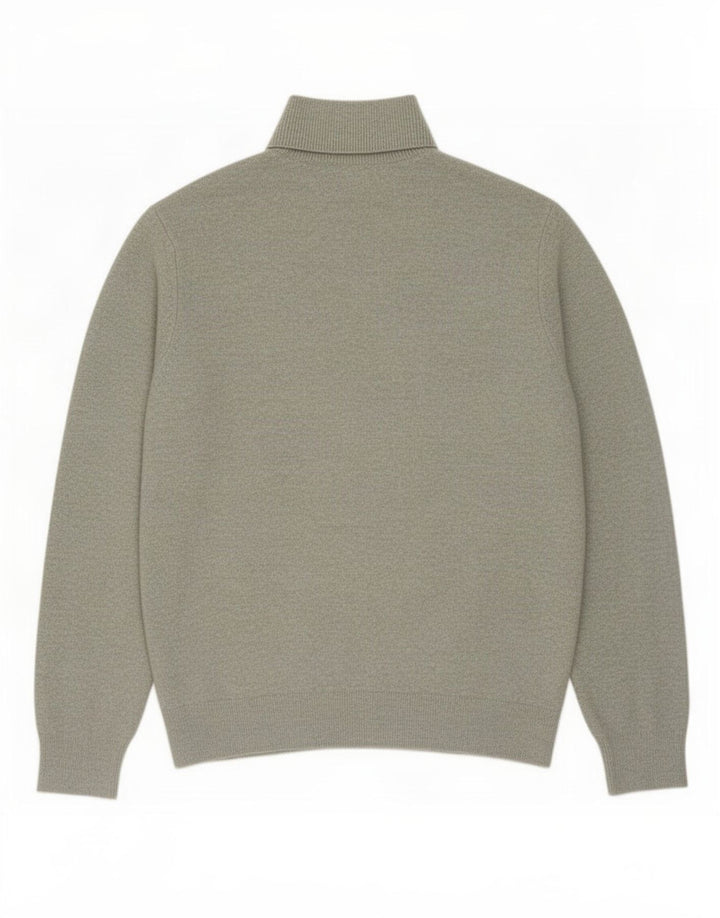 Sweter damski Marks & Spencer z wywijanym dekoltem, UK 14, średni zielony