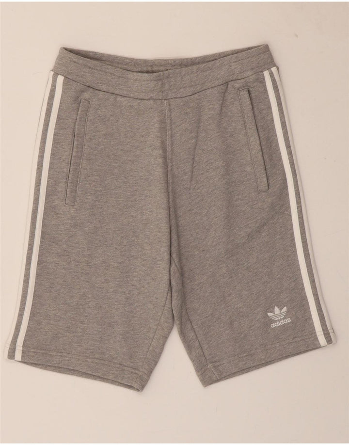 ADIDAS Mens Sport Shorts Medium  Grey Cotton Vintage Adidas and Second-Hand Adidas from Messina Hembry 