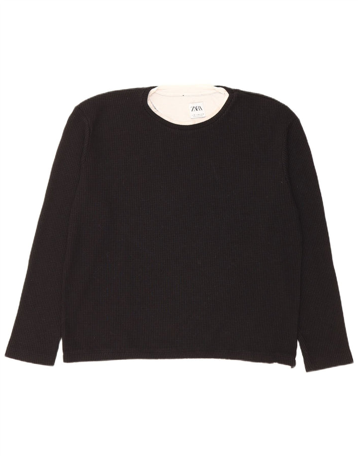 Męski sweter Zara, średni czarny