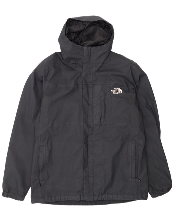 Męska kurtka przeciwdeszczowa z kapturem The North Face Dryvent UK 40, duża, granatowa