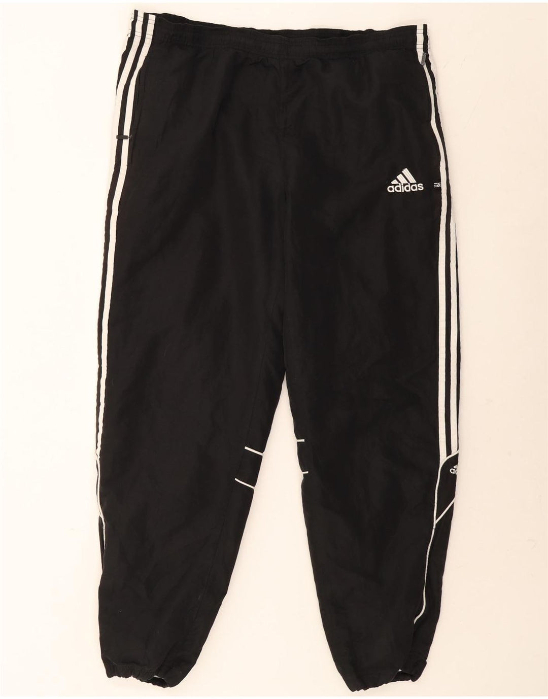 Adidas Męskie spodnie dresowe Joggery, duże, czarne, poliestrowe