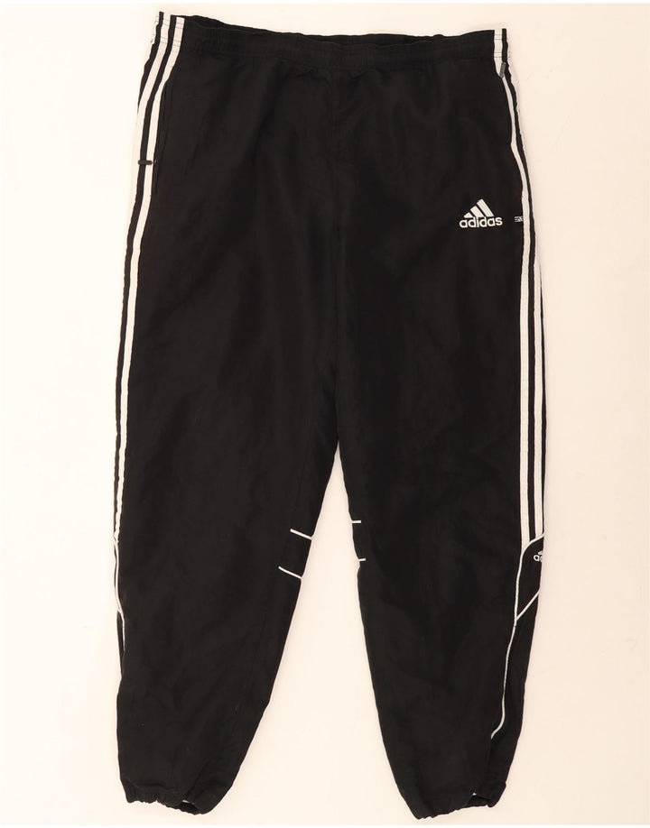 Adidas Męskie spodnie dresowe Joggery, duże, czarne, poliestrowe