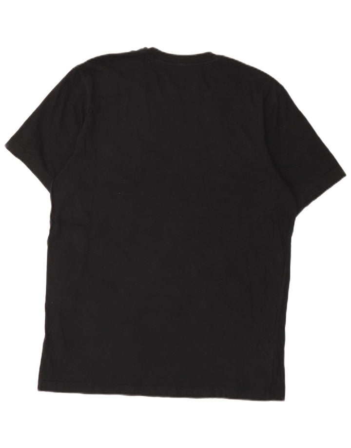 T-shirt męski Nike, średni czarny, bawełniany