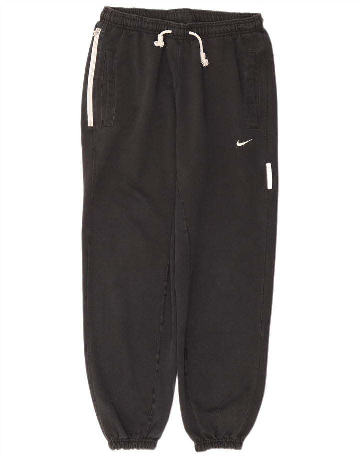 Męskie spodnie dresowe Nike Dri Fit Joggers, średnia czarna bawełna