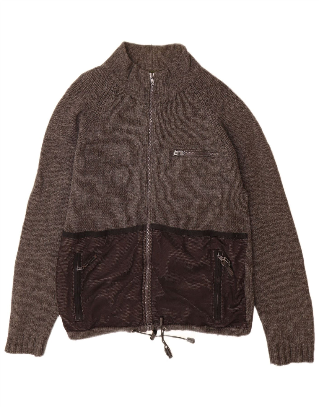 Sweter męski Timberland, średnioszary, wełniany
