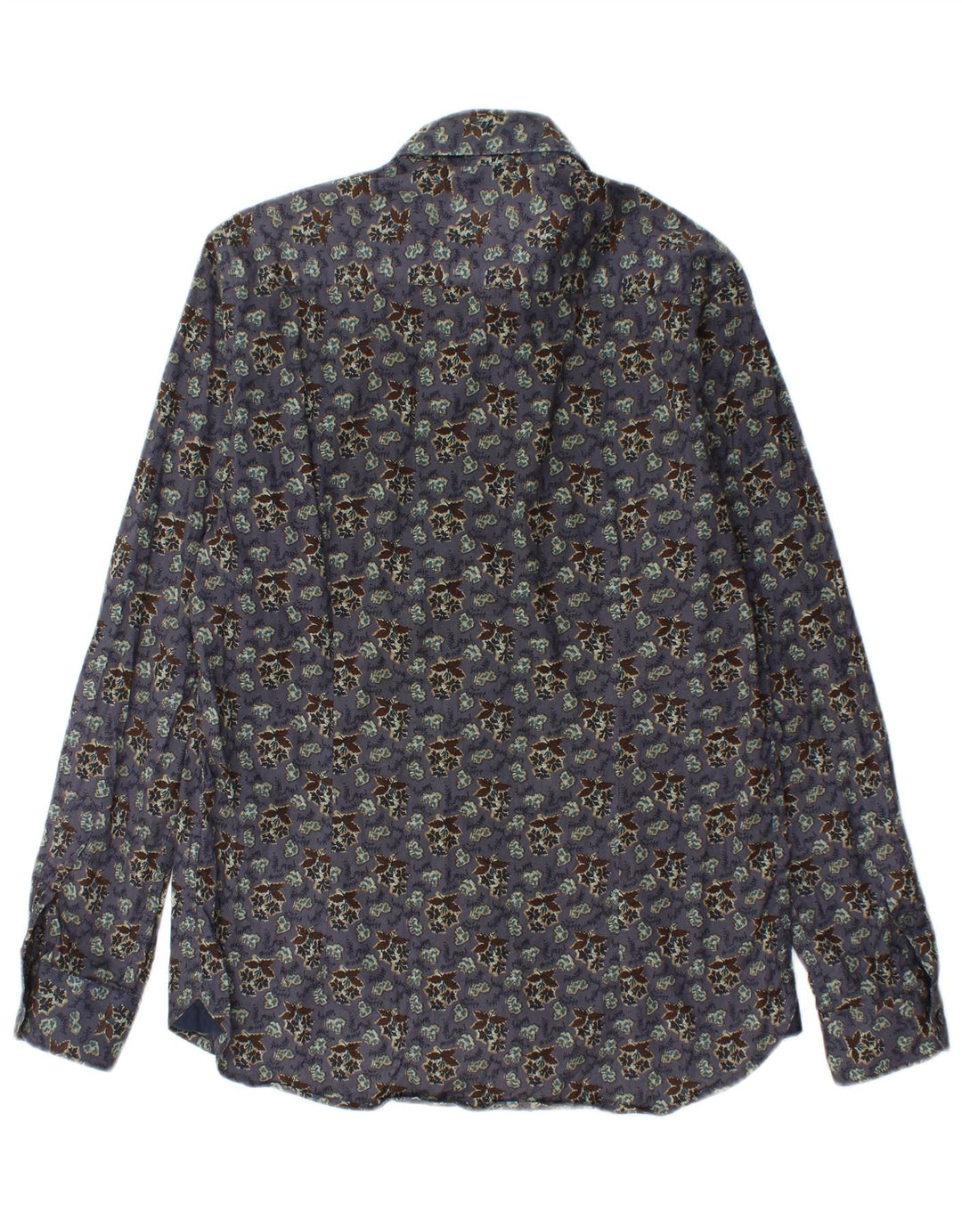 Koszula męska CARRERA Średni fiolet, bawełna w kwiaty