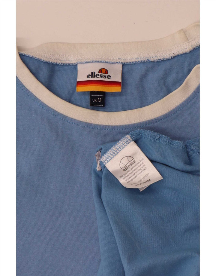 T-shirt męski Ellesse, bawełniany, średni niebieski