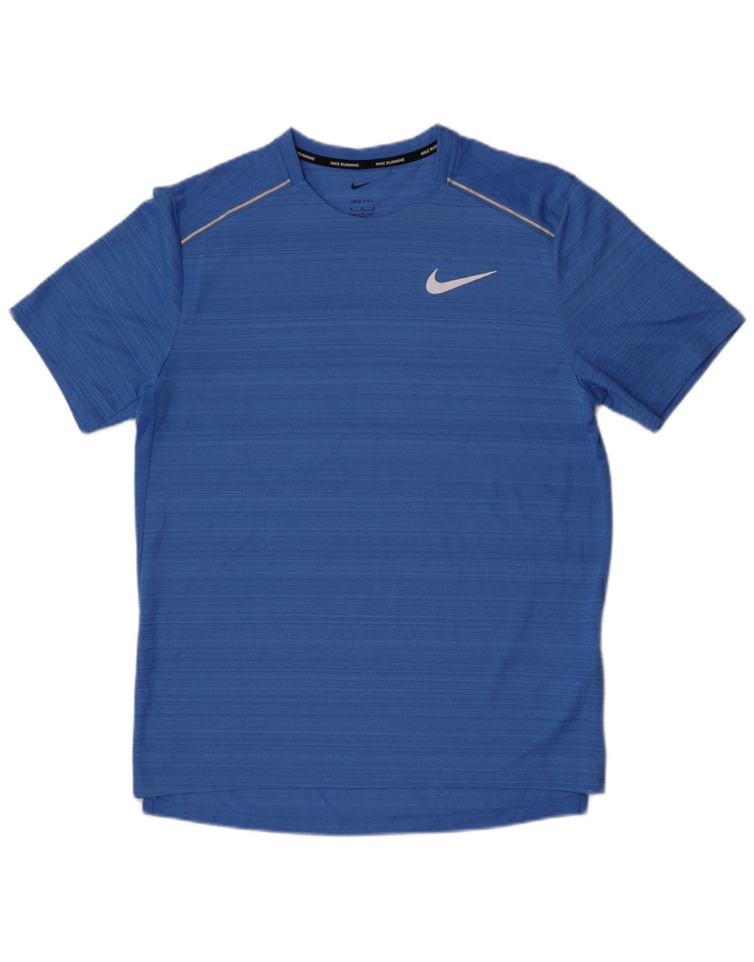 Męska koszulka Nike Dri Fit z poliestru w średnie niebieskie paski
