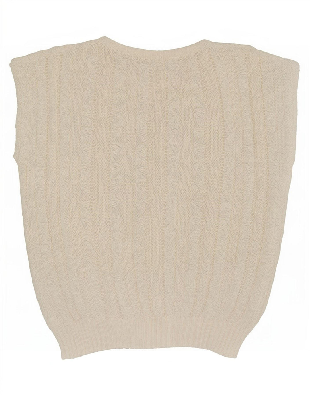 Tank top damski w stylu vintage, UK 14, średni, w kolorze złamanej bieli