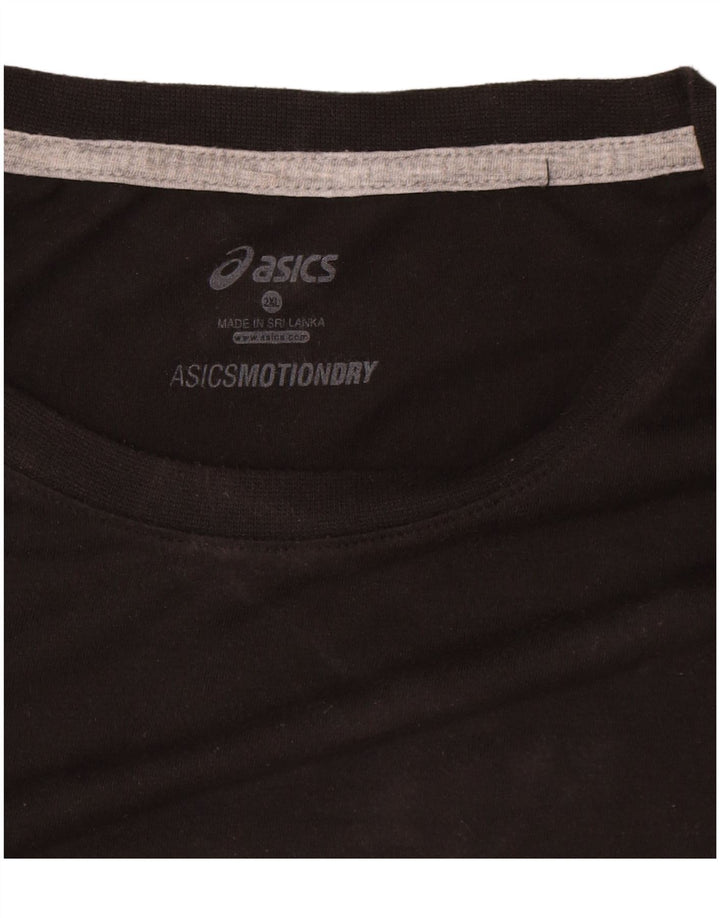 Męska koszulka Asics Top 2XL, czarna bawełna