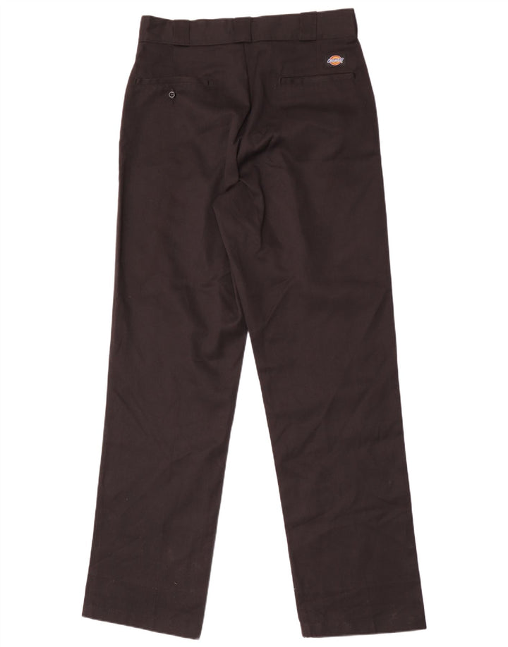 Męskie proste spodnie chino Dickies W32 L34 Czarny poliester
