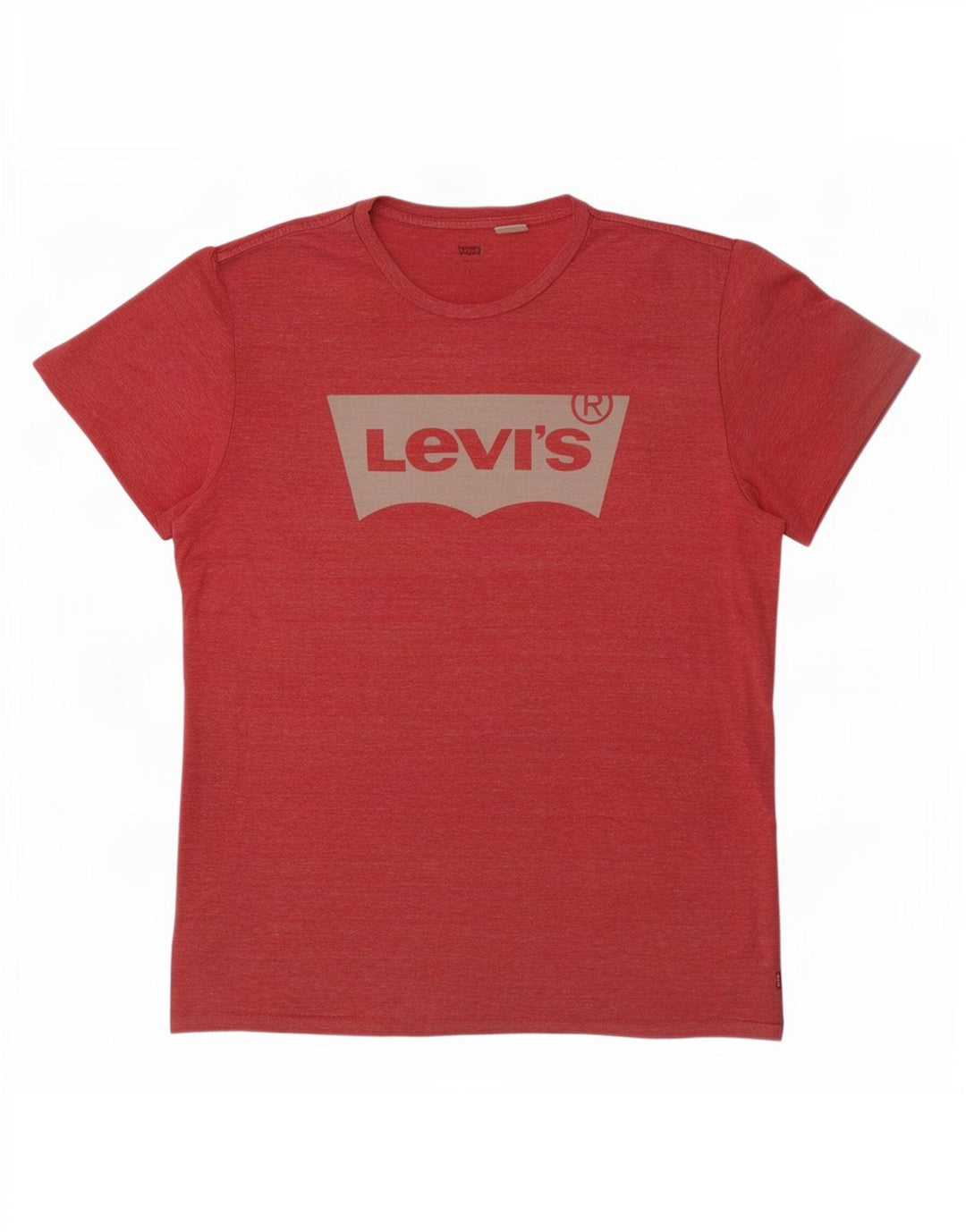 Męski T-shirt z grafiką Levi's, duży, czerwony, nakrapiany