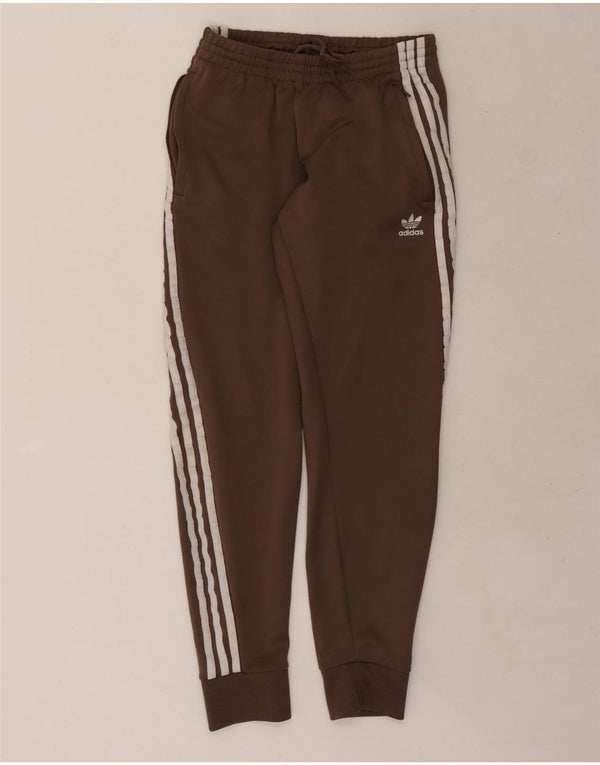 Damskie spodnie dresowe Adidas Joggers UK 8 Small Brown