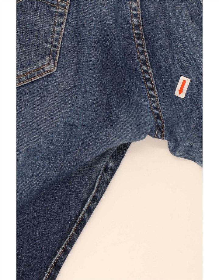 Męskie proste dżinsy Levi's W31 L30 Granatowa bawełna