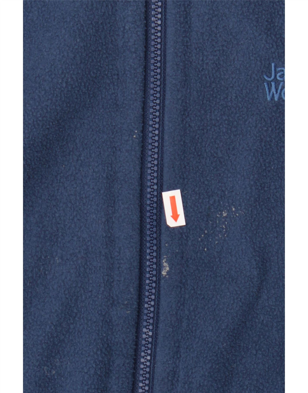 Męska kurtka polarowa Jack Wolfskin z podszewką UK 42, duża granatowa, poliestrowa