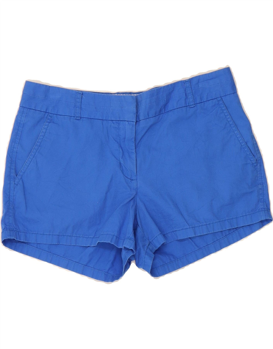 J. CREW Womens Chino Shorts US 6 Medium W32 Blue Cotton Vintage J. Crew and Second-Hand J. Crew from Messina Hembry 