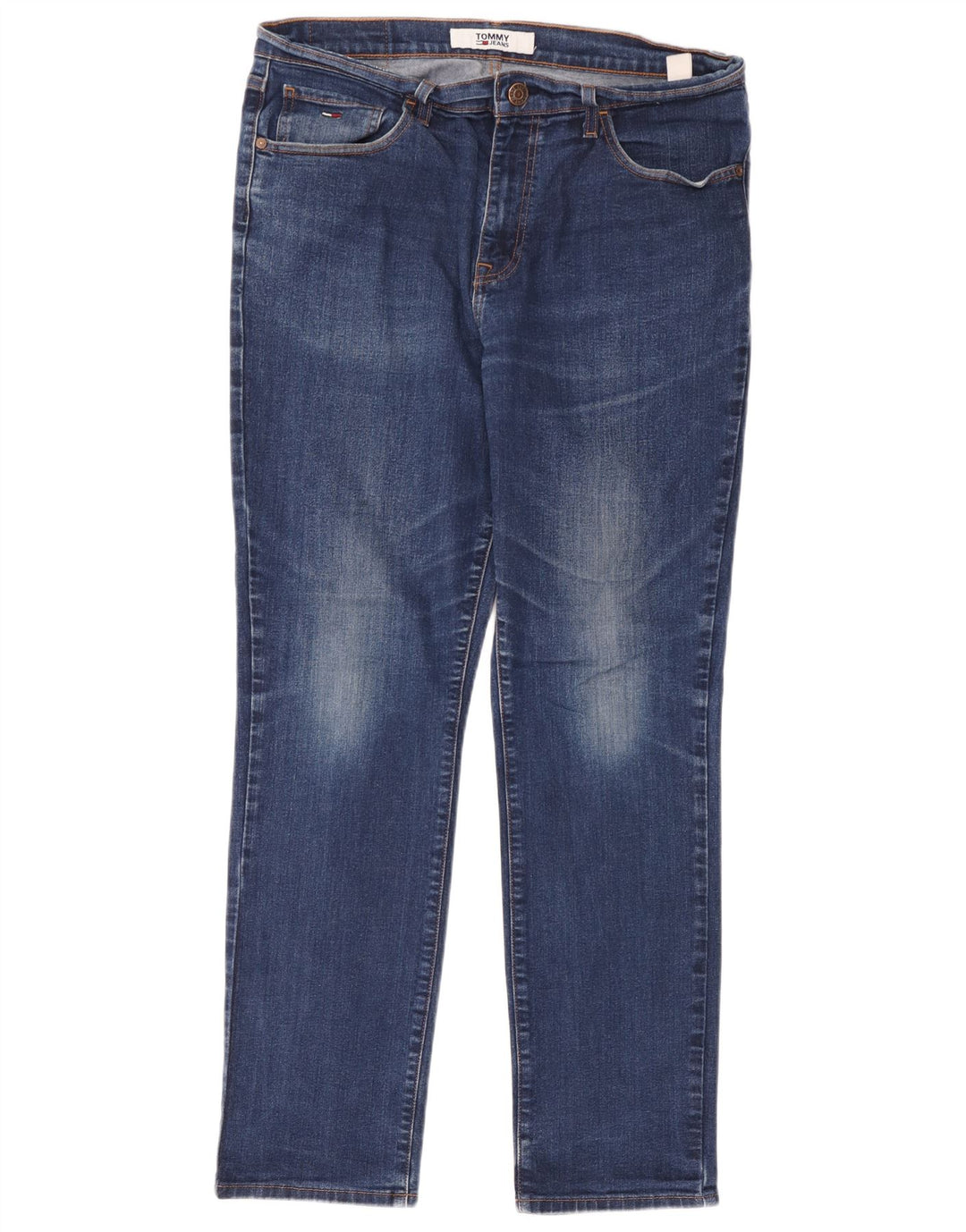 Męskie dżinsy Tommy Hilfiger Droite Slim W36 L32 Niebieskie