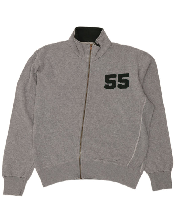 Męska bluza dresowa VINTAGE z grafiką XL, szara bawełna