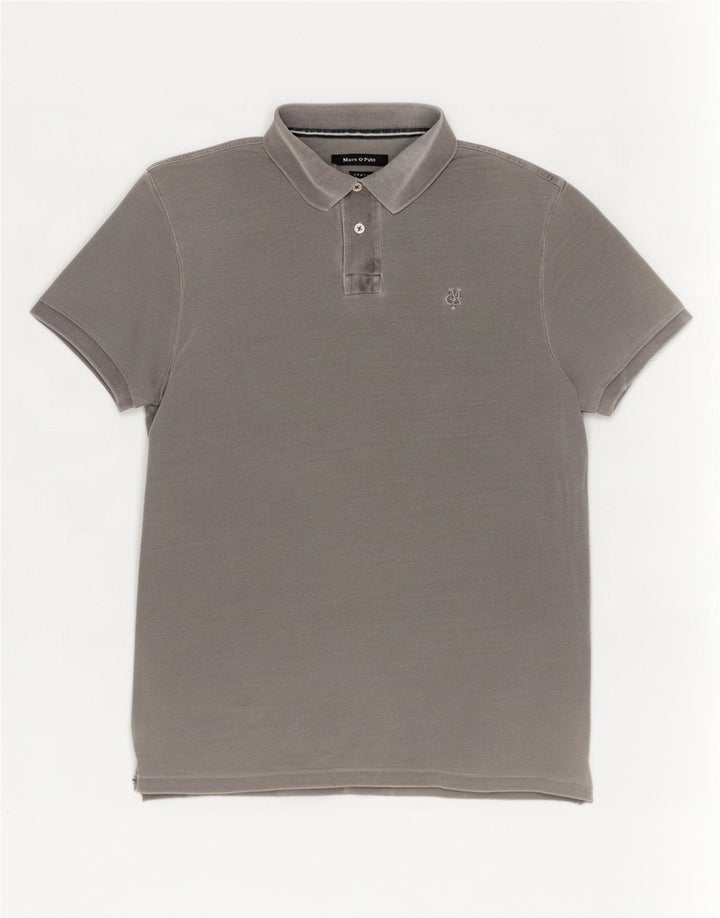 Męska koszulka polo Marc O'Polo XL, szara, bawełniana