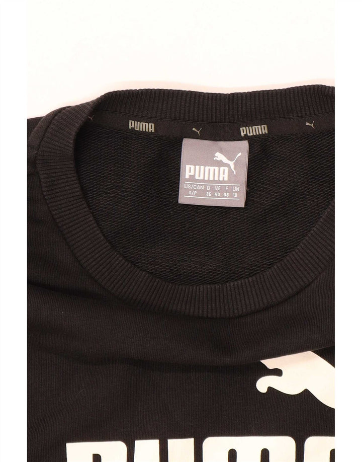Damska bluza Puma Graphic Oversize Jumper UK 10 Small Black