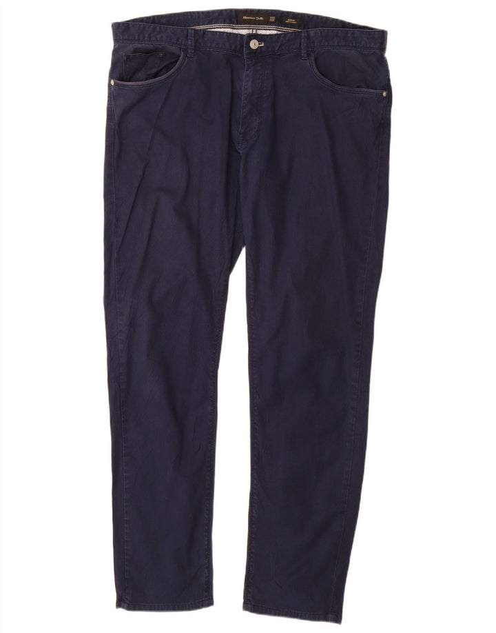 Spodnie męskie MASSIMO DUTTI Slim Fit EU 48 XL W38 L32 Granatowe