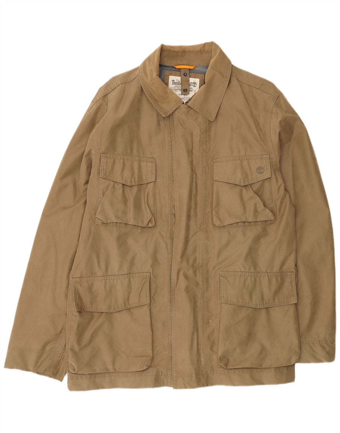 Kurtka męska Timberland Utility UK 40, duża, beżowa, bawełniana