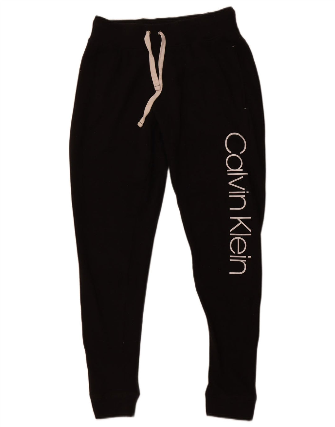 Damskie spodnie dresowe CALVIN KLEIN Graphic Joggers UK 6 XS Czarne
