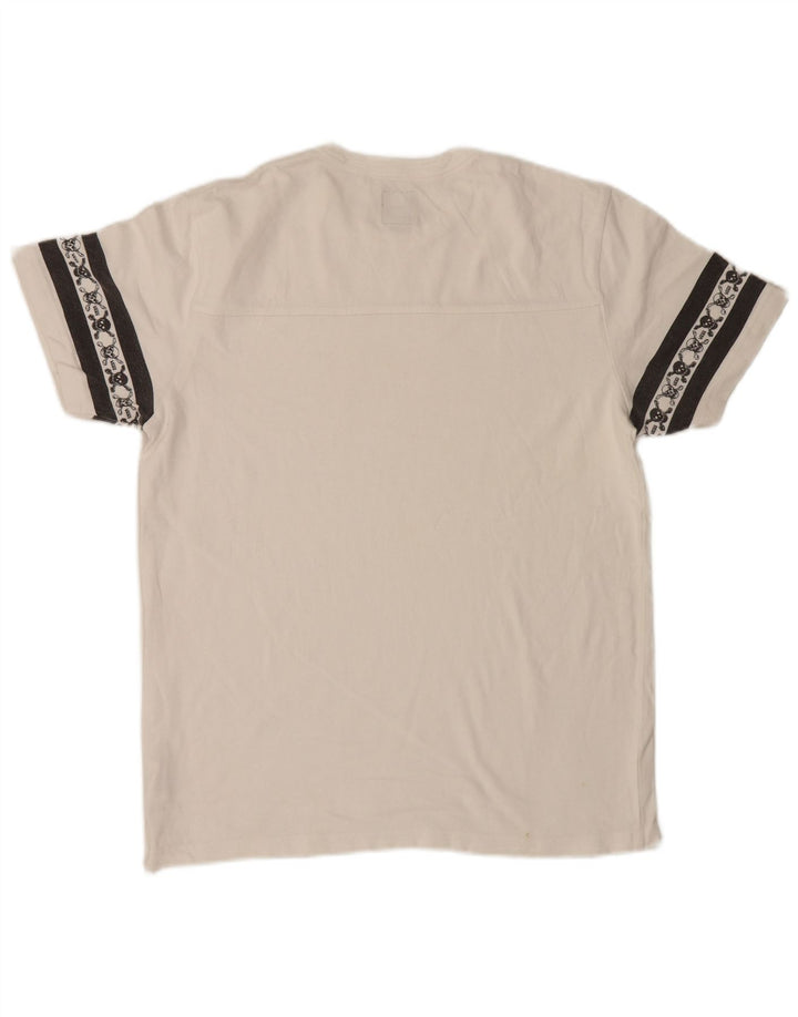 Męski T-shirt Vans z grafiką, bawełniany, średniej wielkości, w kolorze białym