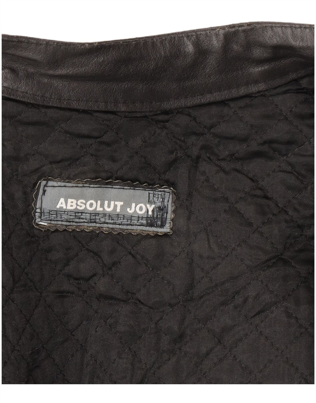 Vintage męska skórzana kurtka UK 40 duża czarna skóra