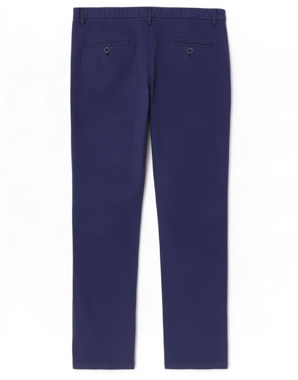 Spodnie damskie Benetton Slim Chino UK 10 Small W30 L29 Granatowa bawełna