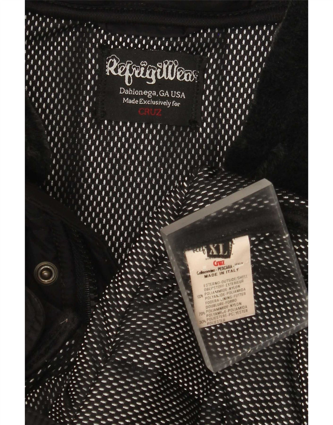 Kurtka męska Refrigiwear Cruz Padded UK 42 XL, czarny poliamid