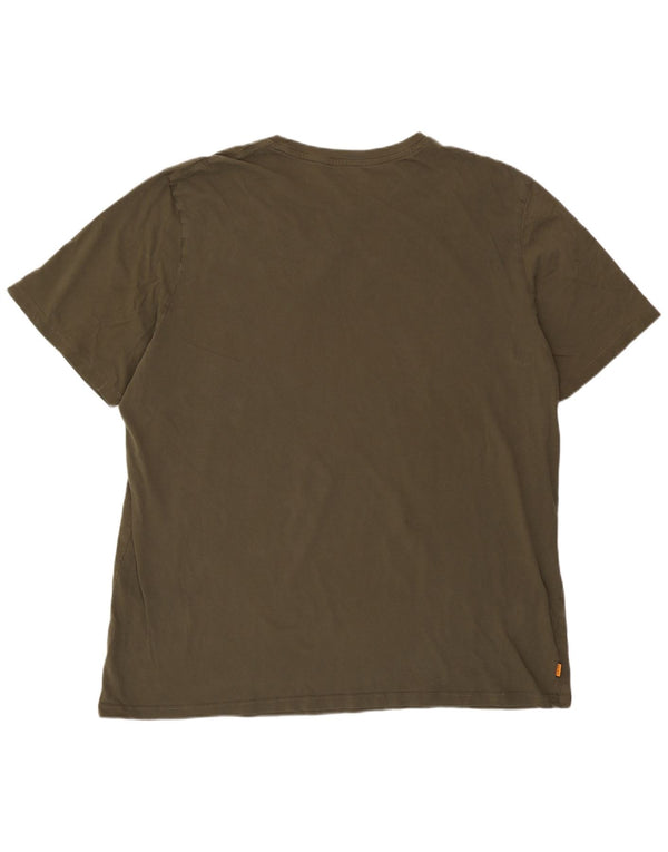 Męski T-shirt z grafiką Timberland o regularnym kroju, 3XL Khaki
