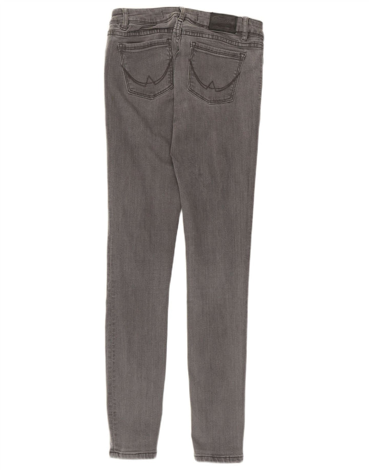 Damskie jeansy Superdry Alexa Jegging W26 L29 Szara bawełna