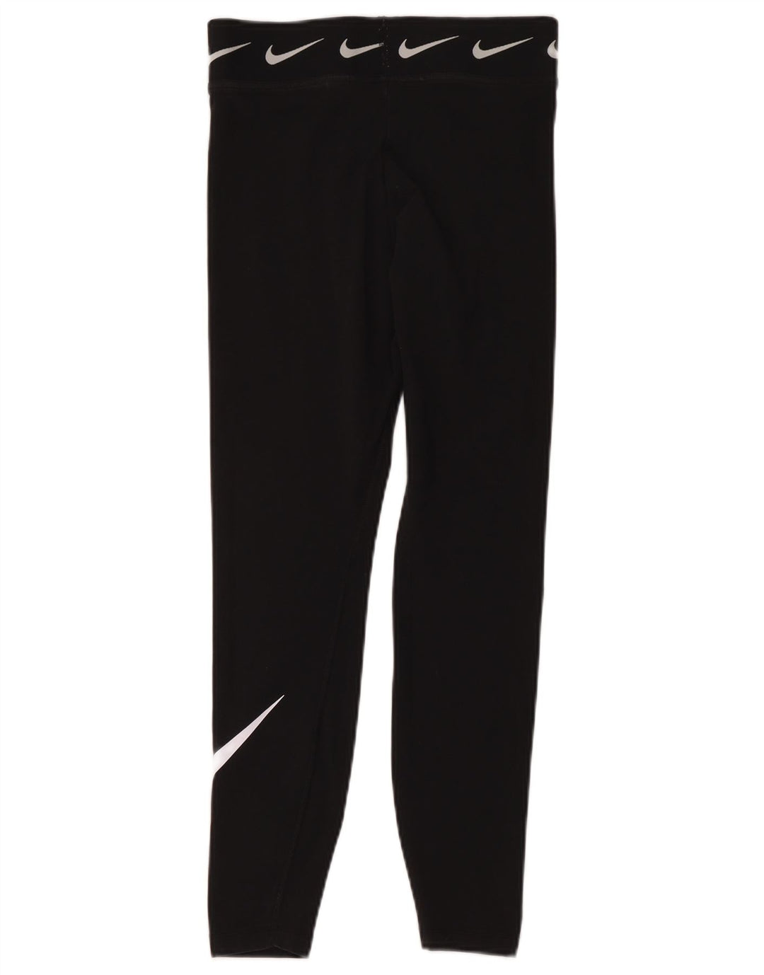 Damskie legginsy Nike Graphic Crop UK 12, średnia czarna bawełna