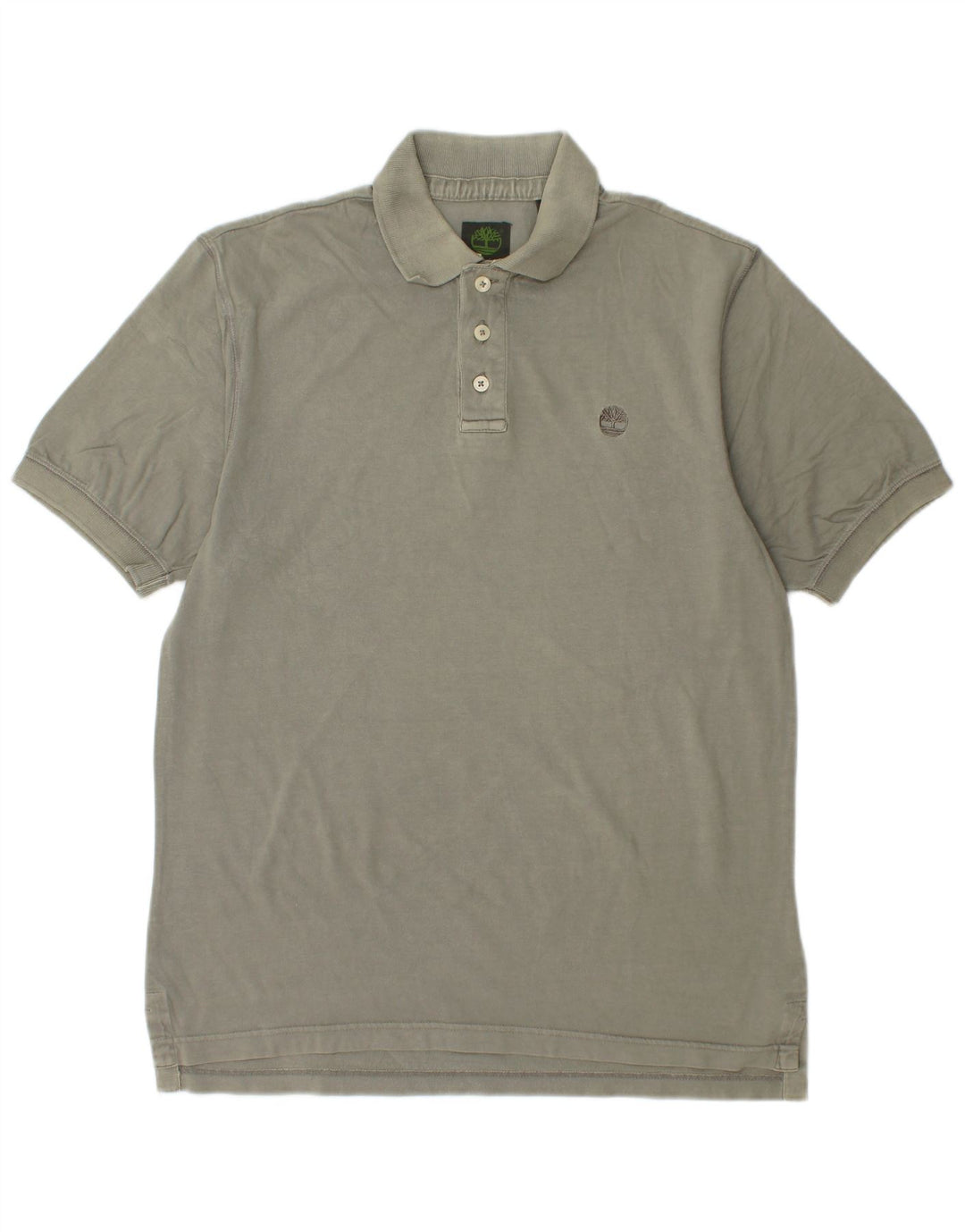 Męska koszulka polo TIMBERLAND, mała, bawełniana khaki