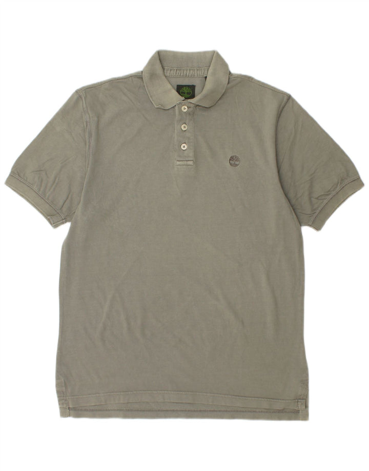 Męska koszulka polo TIMBERLAND, mała, bawełniana khaki