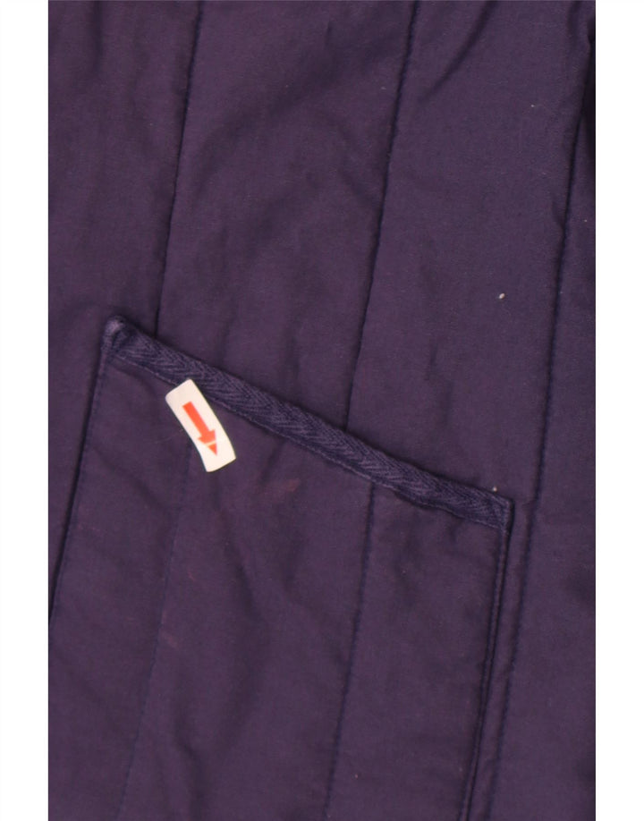 Damska pikowana kurtka Fat Face UK 18 XL, granatowa, bawełniana