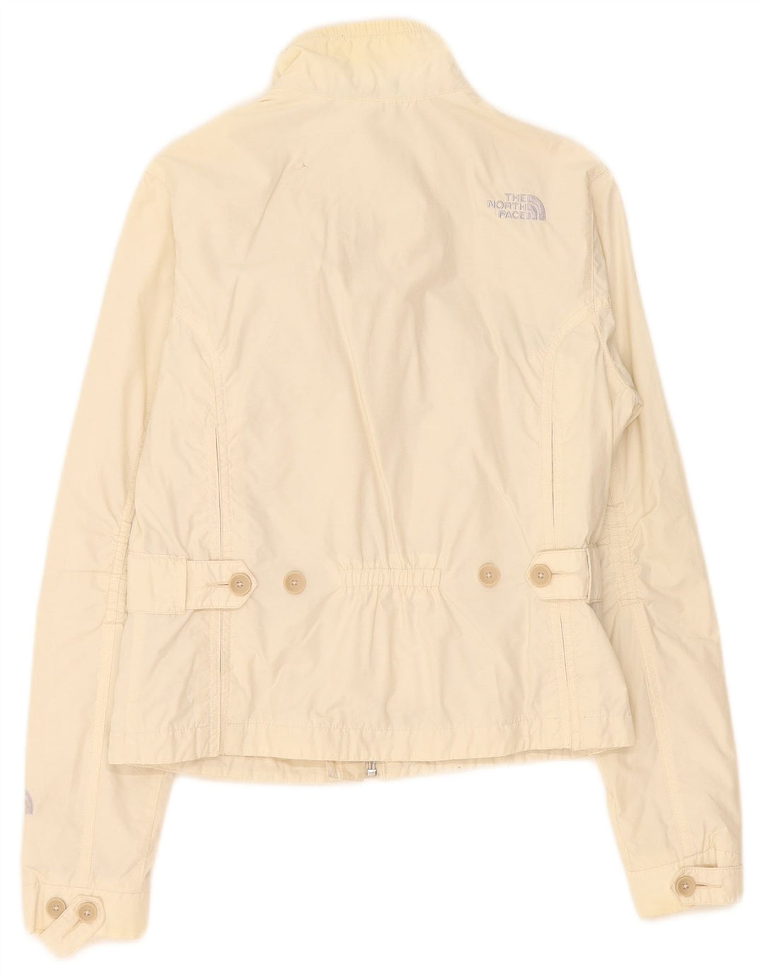 Damska kurtka Crop Utility The North Face UK 6 XS, beżowa, nylonowa