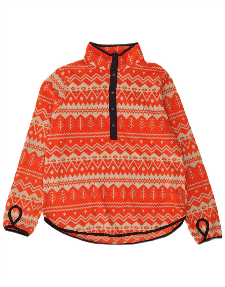 Damski sweter polarowy TCHIBO CERTIFIED MERCHANDISE UK 14, średni pomarańczowy