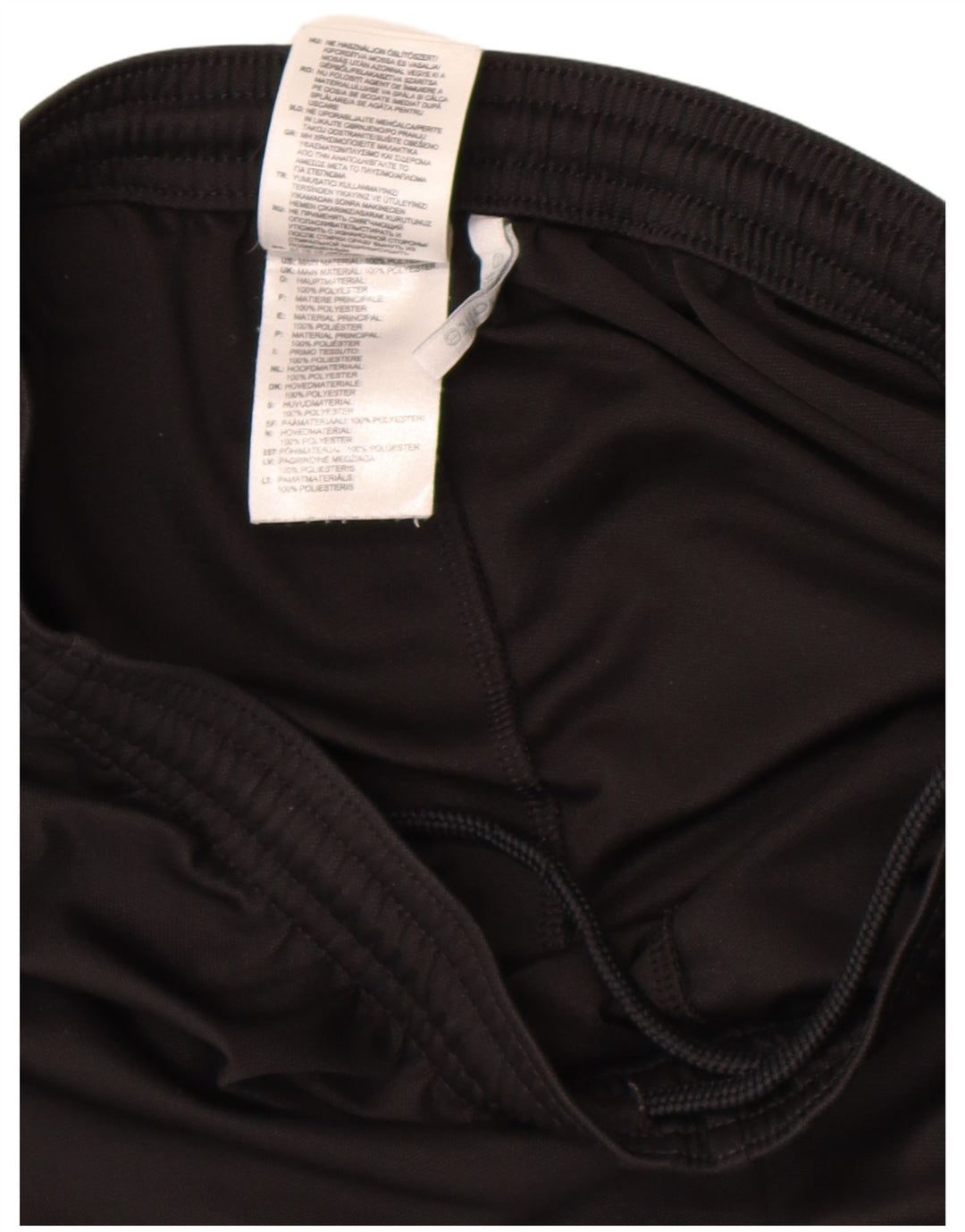 Męskie spodenki sportowe Adidas Climalite, małe, czarne, poliestrowe